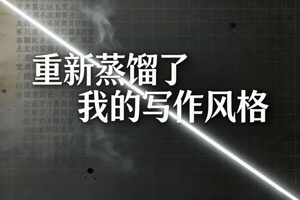 重新蒸馏了我的写作风格